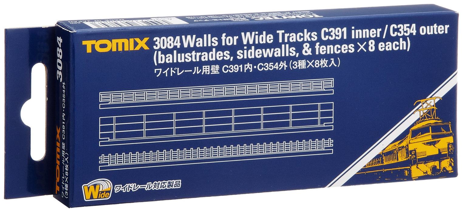 Tomytec Tomix N Gauge Railway Model C391 C354 Wide Rail Wall Set 8 Sheets- Japan Figure Store - #1 Bring To You The Best Japanese Goods