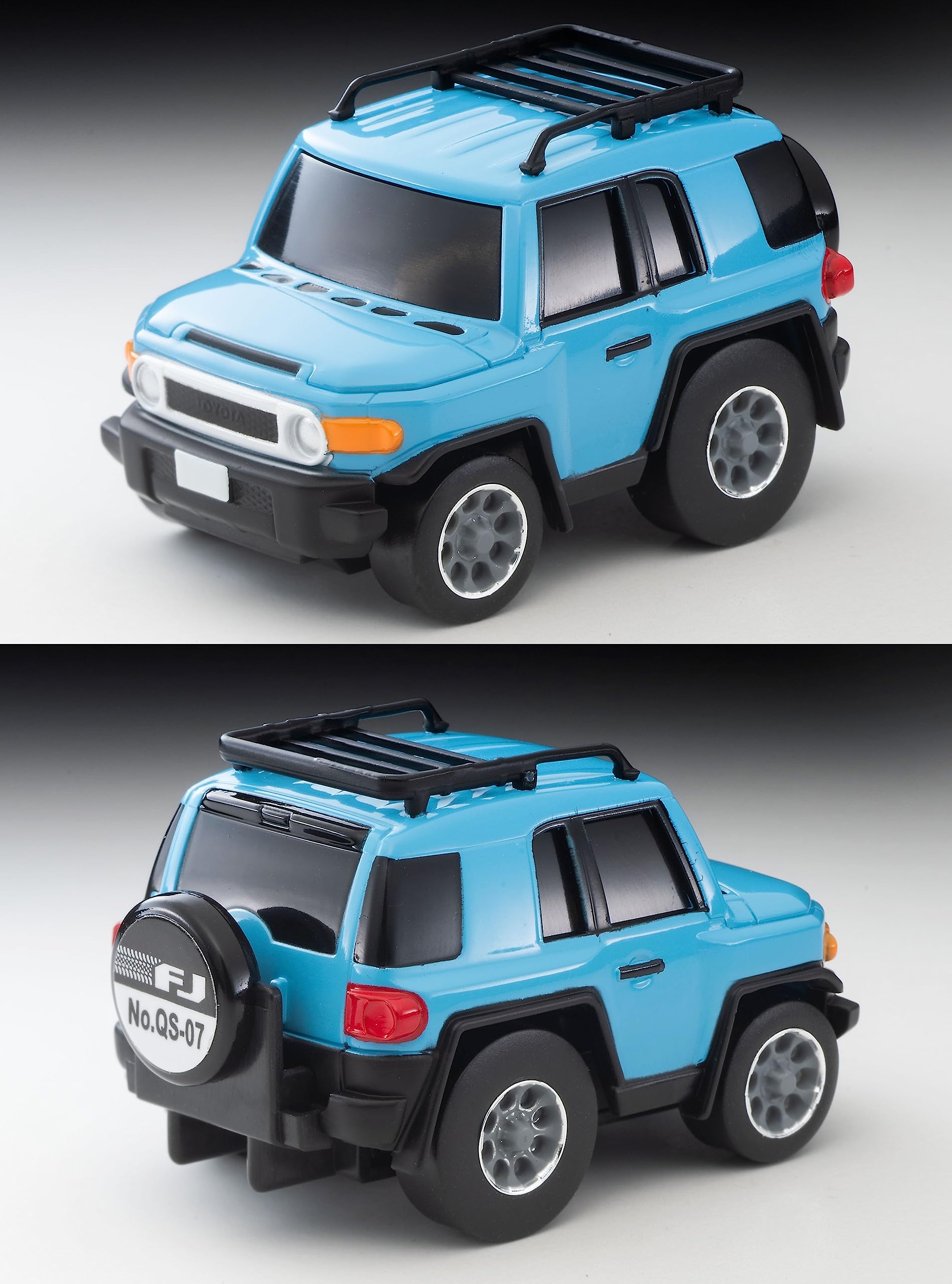 Tomytec Choro Q Qs-07B Toyota FJ Cruiser Blue Ready-to-Play Model- Japan Figure Store - #1 Bring To You The Best Japanese Goods