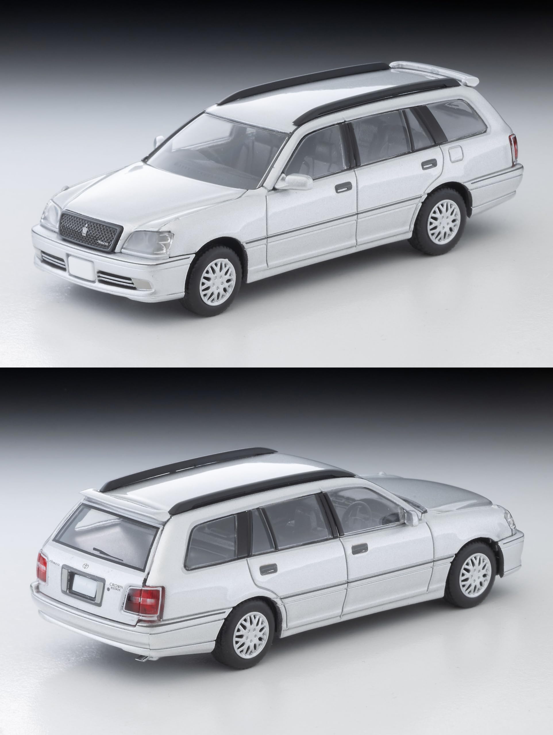 Tomytec 1/64 Toyota Crown Estate Athlete V Silver 2001 Model Lv-N355A