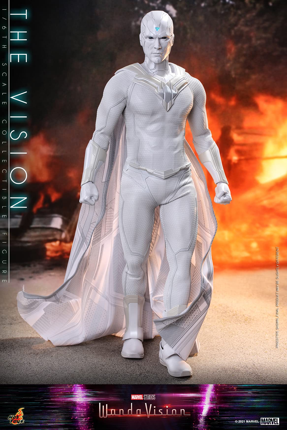 Hot Toys TV Masterpiece Wandavision The Vision White 1/6 Scale Figure