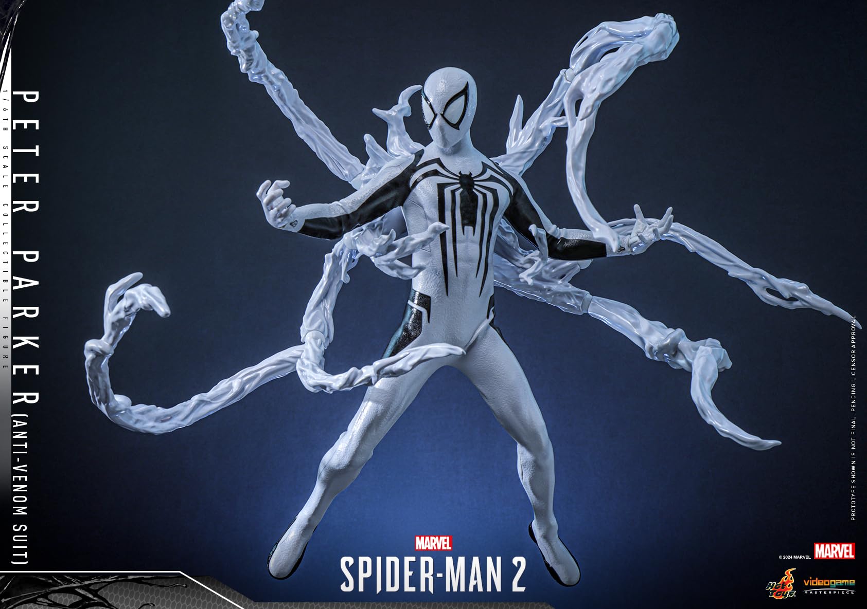 Hot Toys Spider-Man 2 Peter Parker 1/6 Scale Figure Anti-Venom Suit