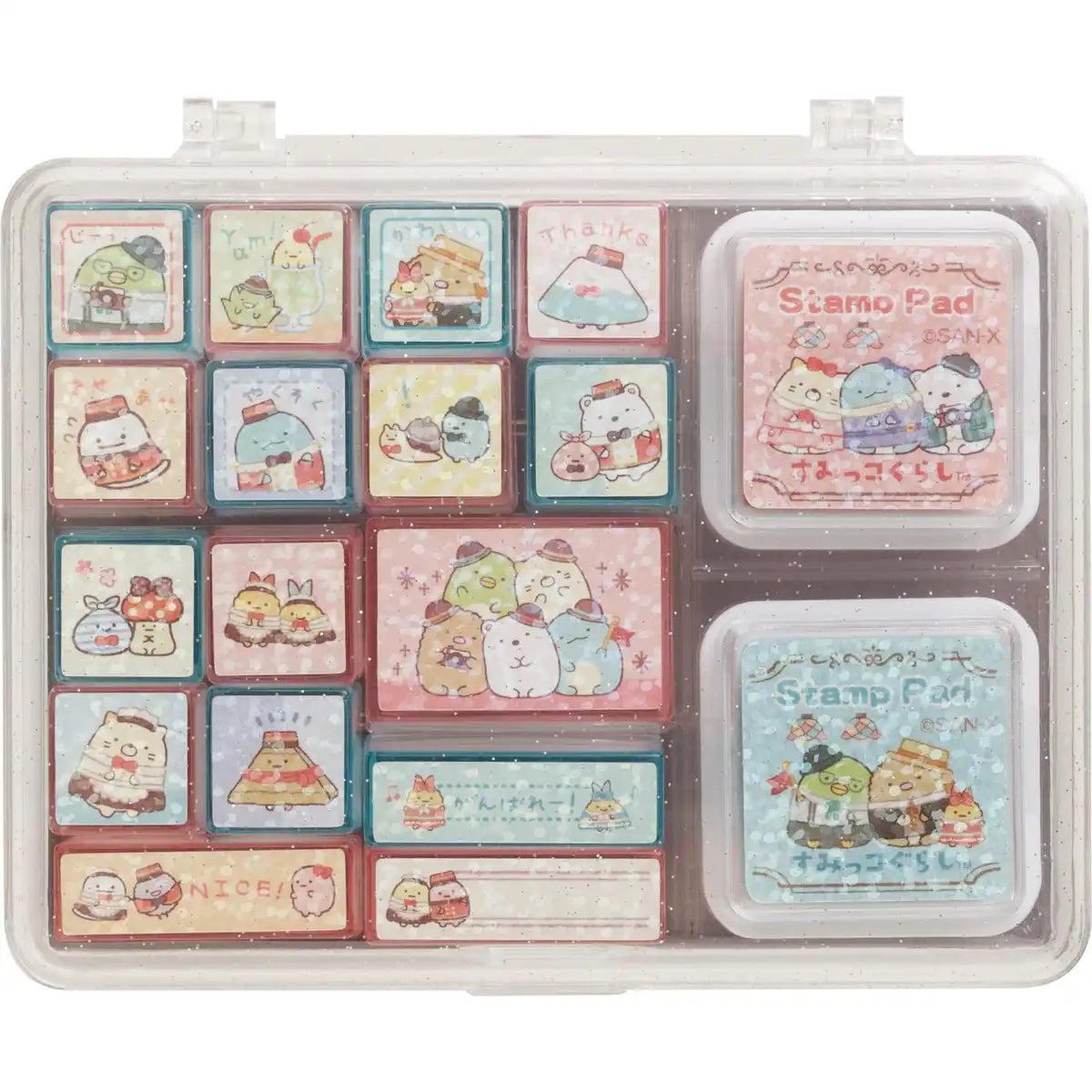 San-X Sumikko Gurashi Hotel New Sumikko Stamp Set Ft70102- Japan Figure Store - #1 Bring To You The Best Japanese Goods
