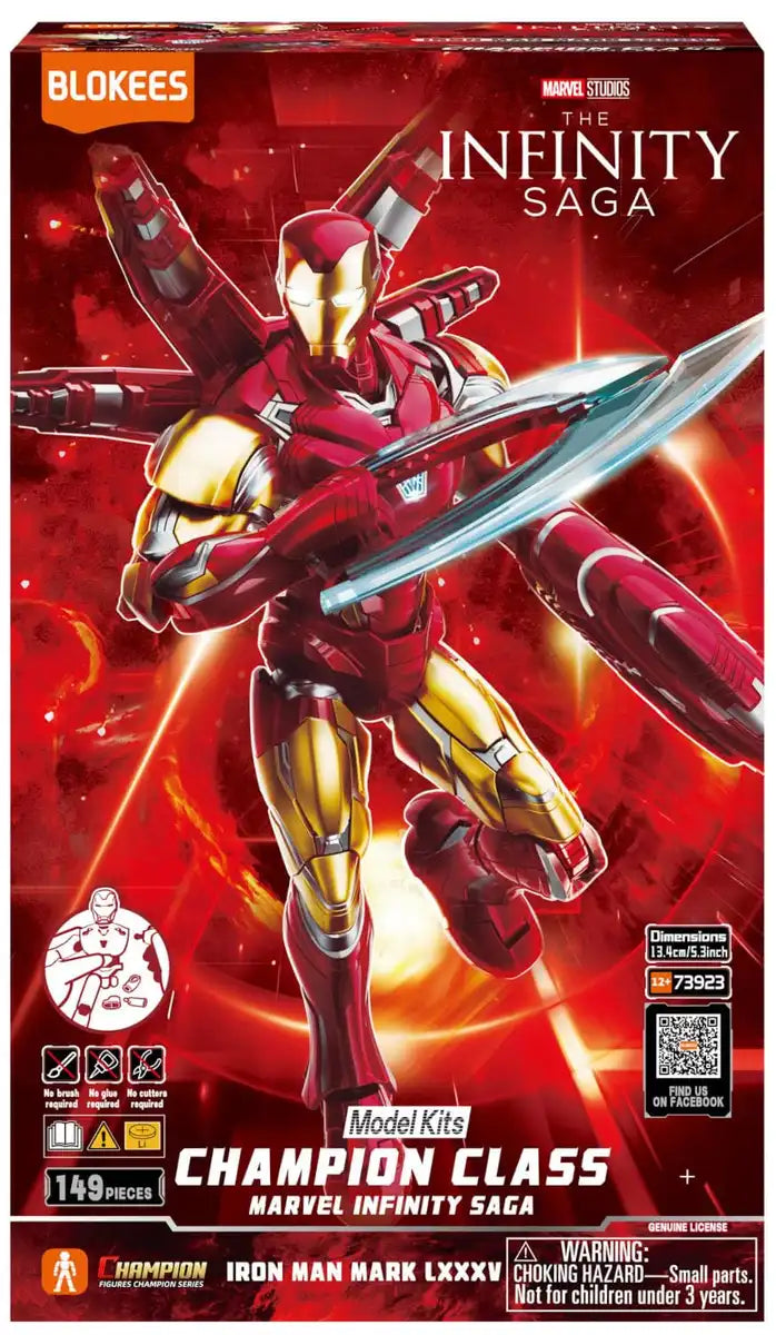 Doyusha Marvel Infinity Saga Iron Man Mark 85 Model 135mm Tall