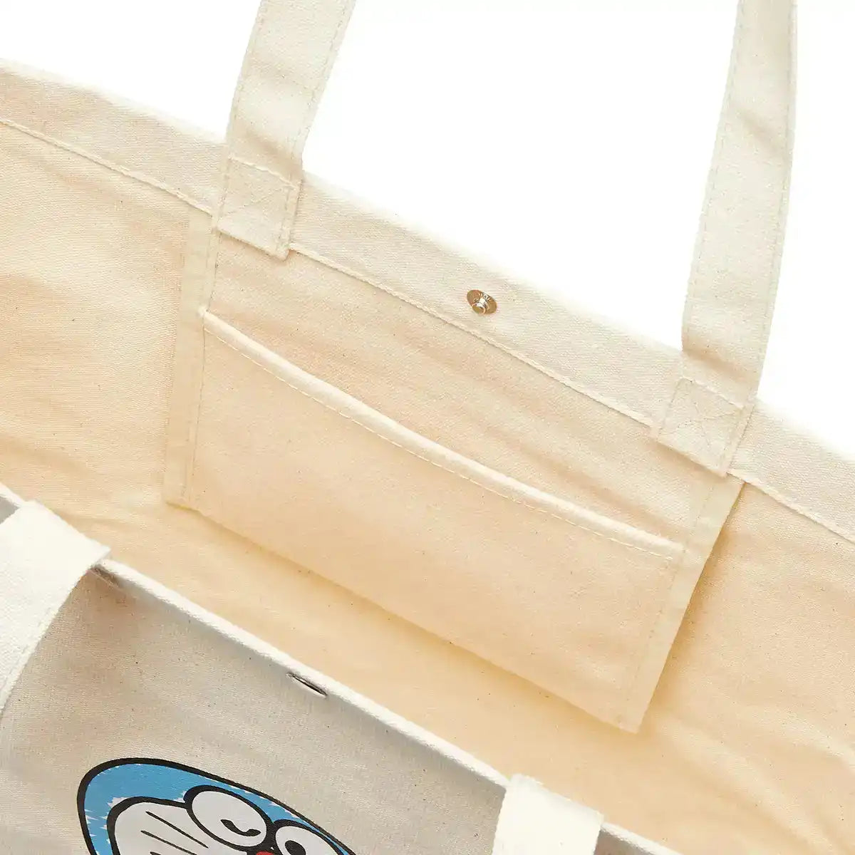 Sanrio Tote Bag Ivory IMD Canvas 17-inch- Japan Figure Store - #1 Bring To You The Best Japanese Goods