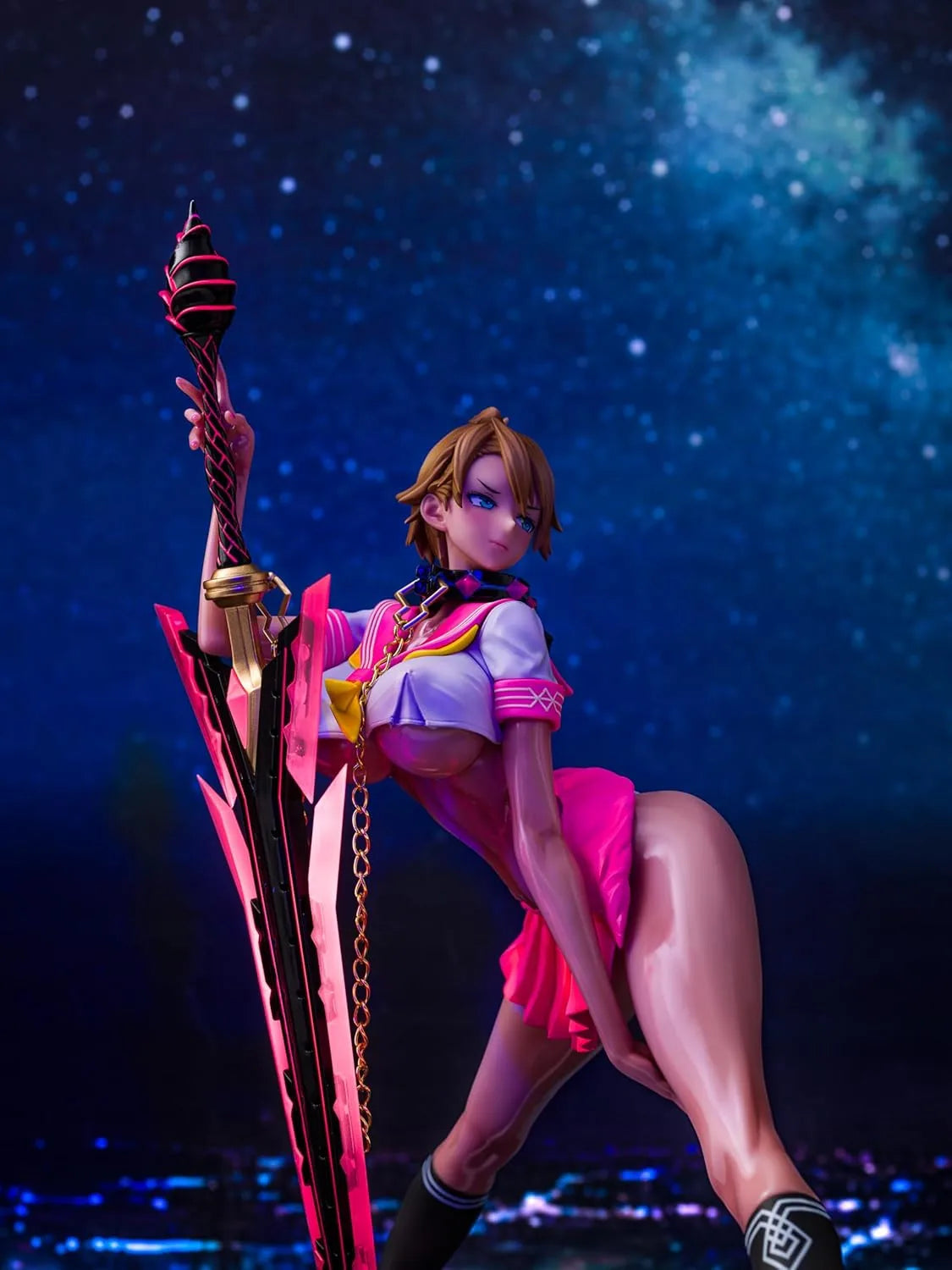 Daiki Industrial Asuka Lapis Pink Summer Sailor 1/6 Scale PVC Figure