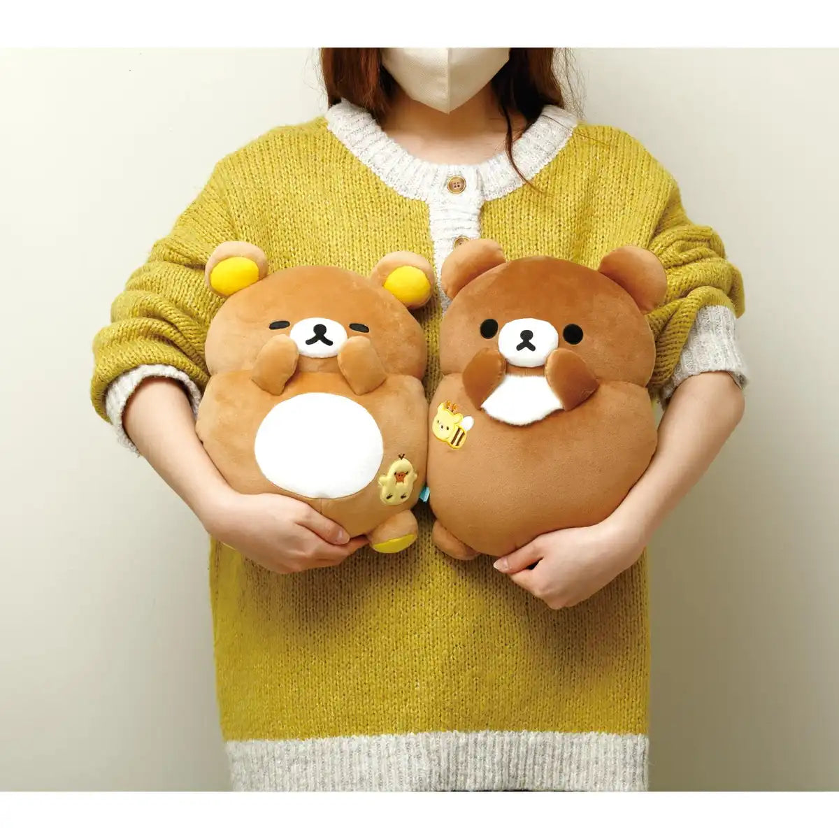 San-X Rilakkuma Chairoikoguma Fully Filled Plush Toy 26.5cm Mo66201- Japan Figure Store - #1 Bring To You The Best Japanese Goods
