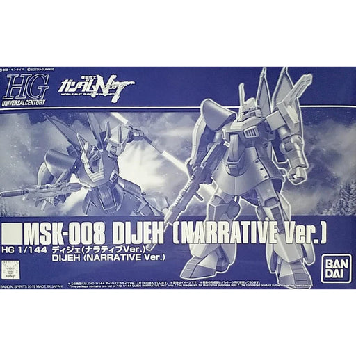 Bandai Hguc 1/144 Msk-008 Dijeh Narrative Ver. Plastic Model Kit Gundam Nt