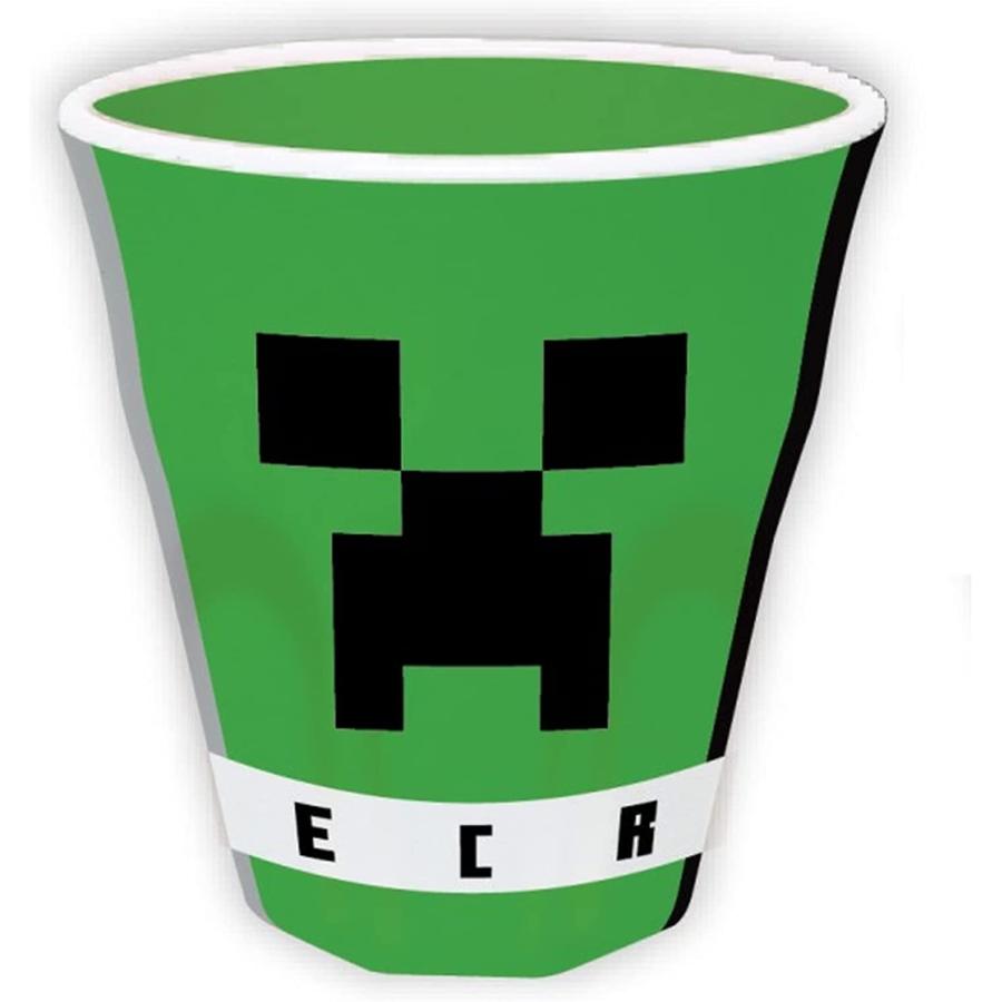 K Company Minecraft Melamine Cup Face Green 270Ml Japan- Japan Figure Store - #1 Bring To You The Best Japanese Goods