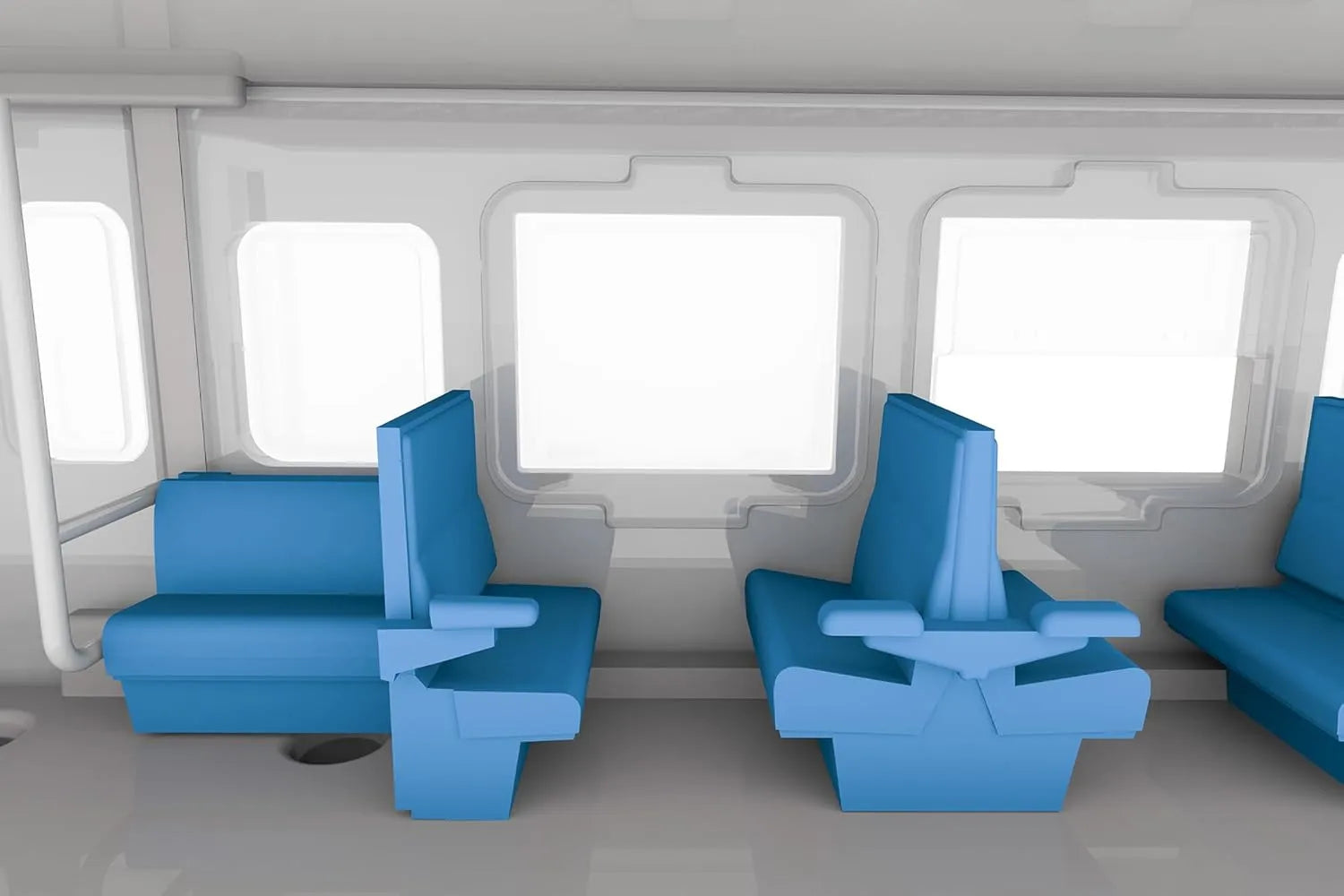 Plum PP199 Semi-Cross Sheet Interior Set A Blue Unpainted Kit