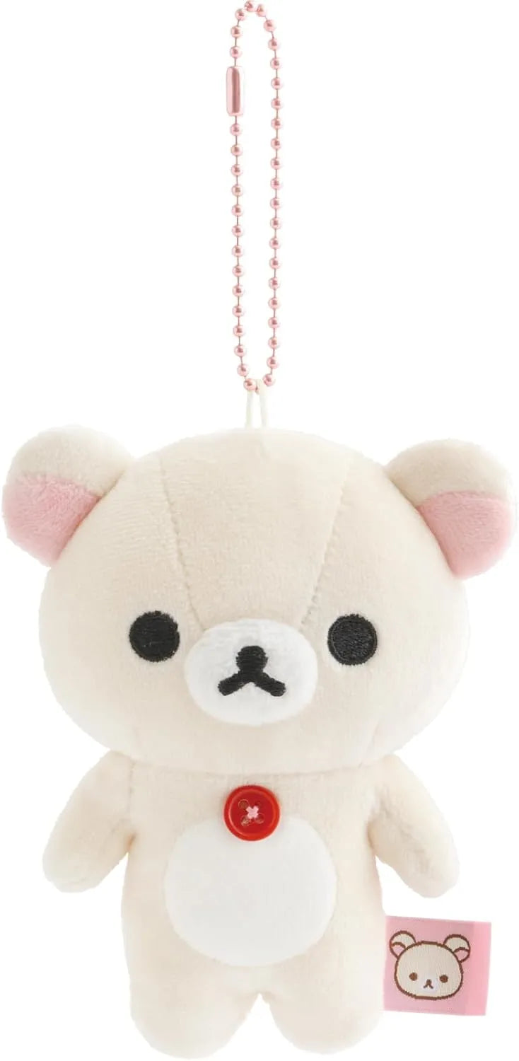 San-X Rilakkuma Mochi Hanging Plush Toy Plushie - Korilakkuma
- 4974413889124