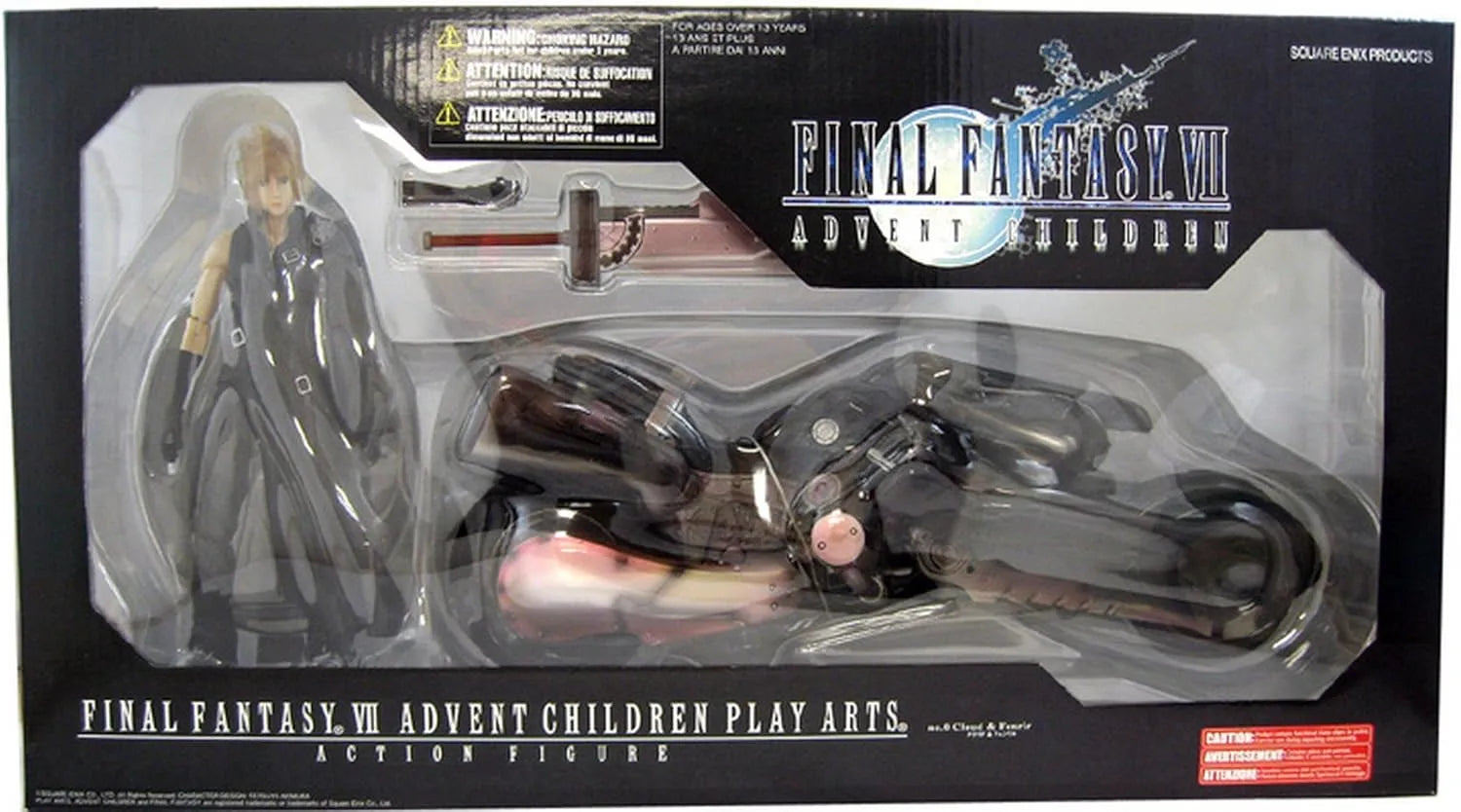 Square Enix Final Fantasy 7 Advent Children Cloud and Fenrir US Edition