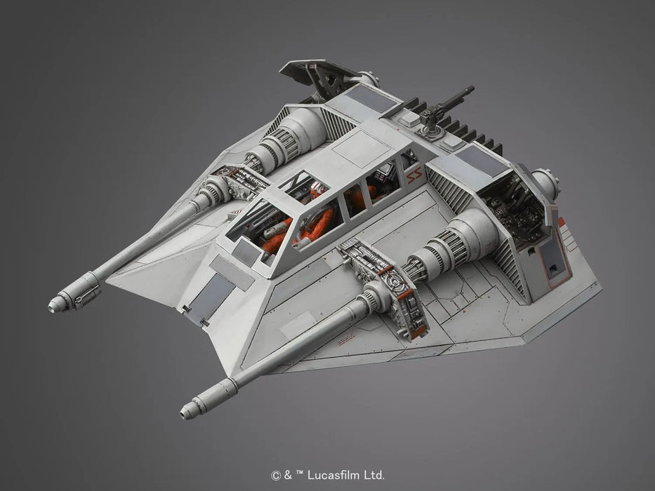 Star Wars 1/48 Snow Speeder Color Coded Plastic Model Kit by BANDAI SPIRITS