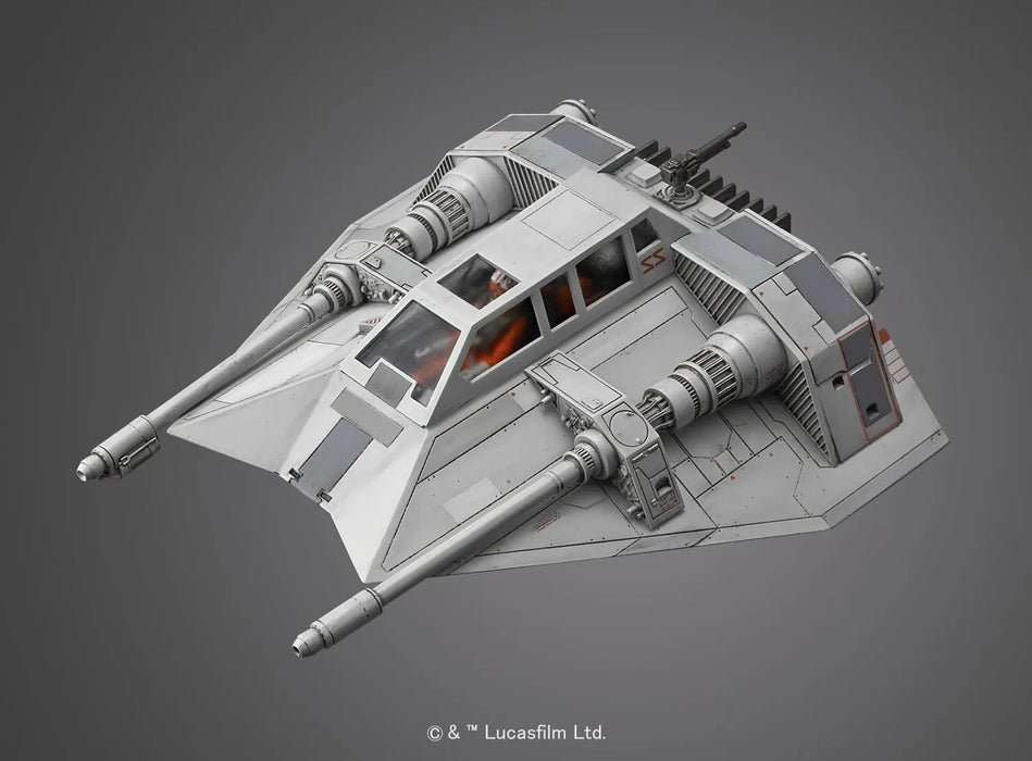 Star Wars 1/48 Snow Speeder Color Coded Plastic Model Kit by BANDAI SPIRITS