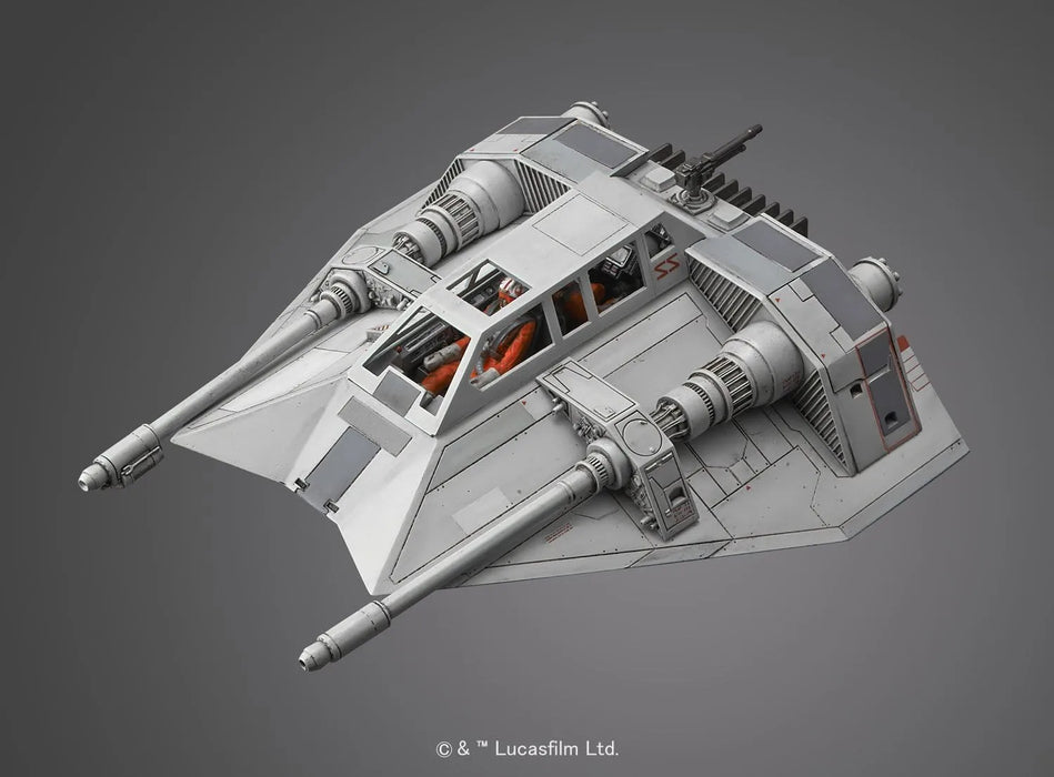 Star Wars 1/48 Snow Speeder Color Coded Plastic Model Kit by BANDAI SPIRITS
