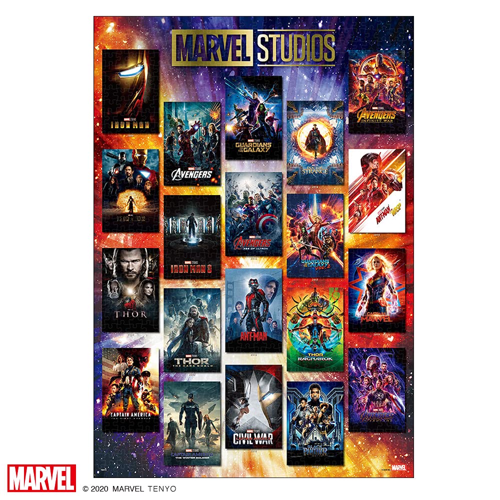 Tenyo 1000pc Marvel Movie Poster Coll Jigsaw Puzzle (51x73.5cm)- Japan Figure Store - #1 Bring To You The Best Japanese Goods