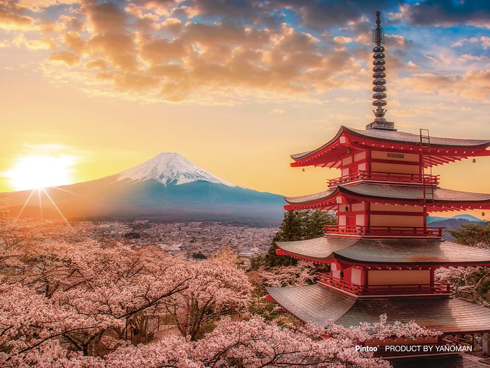 Yanoman 150 Piece Jigsaw Puzzle Japan Mount Fuji Sakura Petit Paris Eclear- Japan Figure Store - #1 Bring To You The Best Japanese Goods