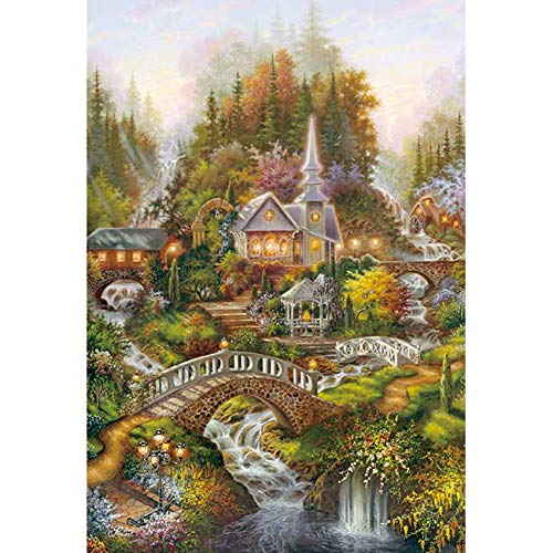 APPLEONE 300-351 Jigsaw Puzzle Hillside Sanctuary By Klaus Strubel 300 Pieces- Japan Figure Store - #1 Bring To You The Best Japanese Goods