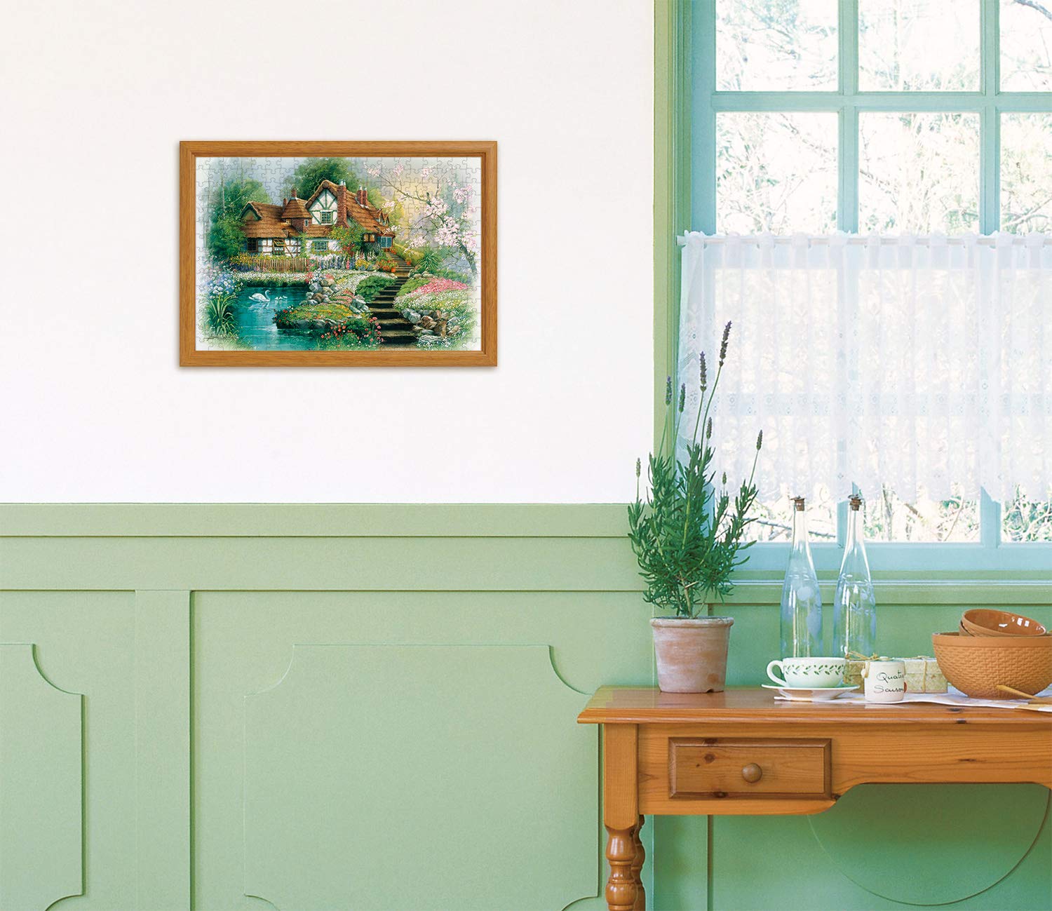 APPLEONE Jigsaw Puzzle 300-328 Andres Orpinas Flower Village 300 Pieces- Japan Figure Store - #1 Bring To You The Best Japanese Goods