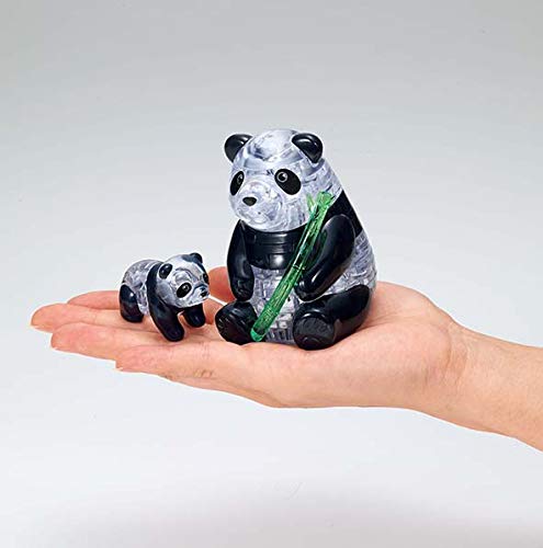 Beverly Crystal 3D Puzzle 486558 Panda & Baby (50 Pieces) Animal Crystal Puzzle- Japan Figure Store - #1 Bring To You The Best Japanese Goods