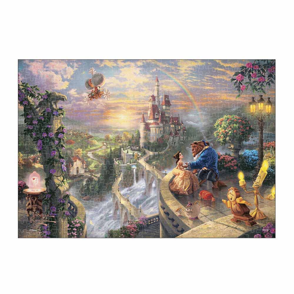 Tenyo 500 Piece Jigsaw Puzzle Disney Beauty And The Beast Japan Falling In Love 25X36Cm- Japan Figure Store - #1 Bring To You The Best Japanese Goods