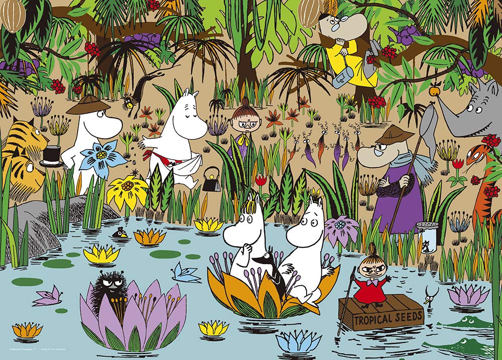 Yanoman 500Pc Jigsaw Puzzle Moomin Jungle Moominvalley Japan (38X53Cm)- Japan Figure Store - #1 Bring To You The Best Japanese Goods