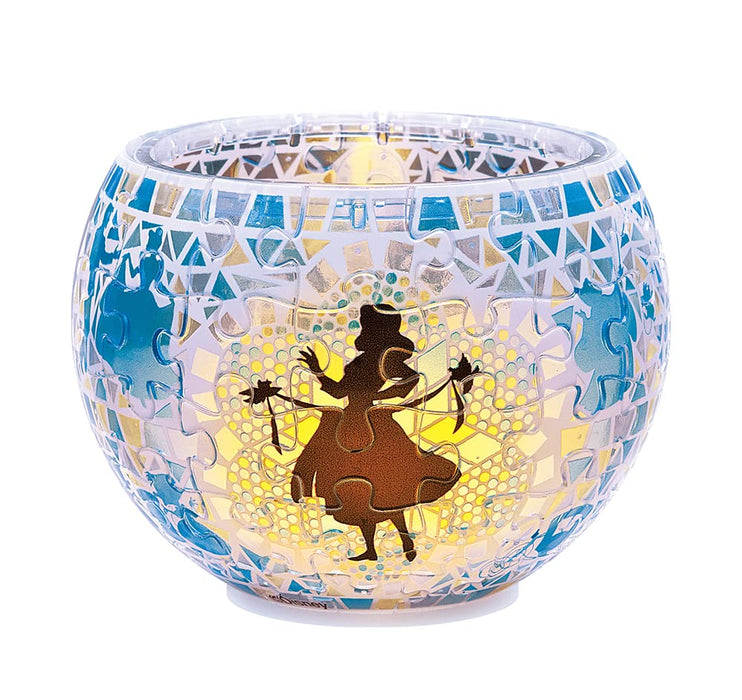 YANOMAN 2201-61 3D Led Lamp Shade Puzzle Disney Cinderella Glass Mosaic Pattern 80 Pieces- Japan Figure Store - #1 Bring To You The Best Japanese Goods