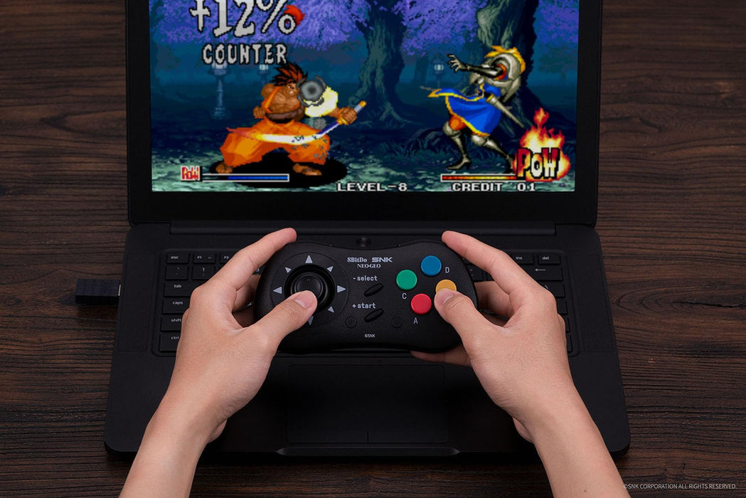 8Bitdo Neogeo Wireless Controller: Windows Android Neogeo Mini Classic Joystick - SNK Licensed (Black)- Japan Figure Store - #1 Bring To You The Best Japanese Goods