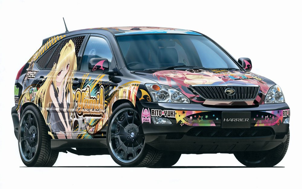 AOSHIMA 00595 Motto To Love-Ru Toyota Harrier 350G L-Package 1/24 Scale Kit- Japan Figure Store - #1 Bring To You The Best Japanese Goods