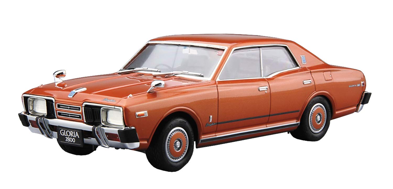 AOSHIMA The Model Car 1/24 Nissan P332 Cedric/Gloria 4Ht280E Brougham '78 Plastic Model- Japan Figure Store - #1 Bring To You The Best Japanese Goods