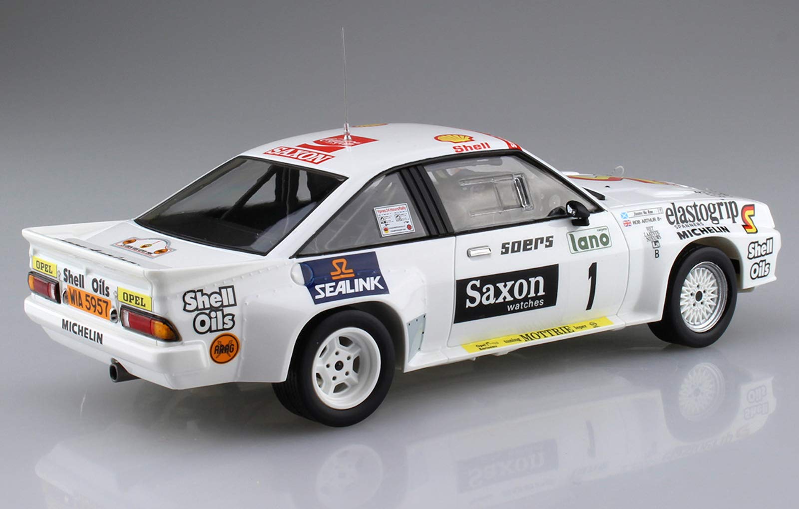 AOSHIMA Belkits 105504 Opel Manta 400 Gr.B Jimmy Mcrae 24 Uren Van Ieper 1/24 Scale Kit- Japan Figure Store - #1 Bring To You The Best Japanese Goods