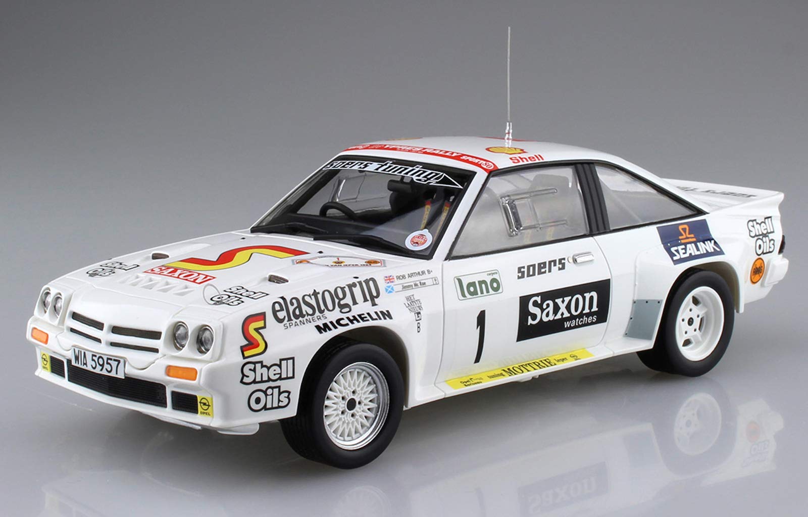AOSHIMA Belkits 105504 Opel Manta 400 Gr.B Jimmy Mcrae 24 Uren Van Ieper 1/24 Scale Kit- Japan Figure Store - #1 Bring To You The Best Japanese Goods