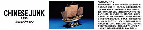 Aoshima Old Time Ships Series No.5 Chinese Junk Plastic Model Kit