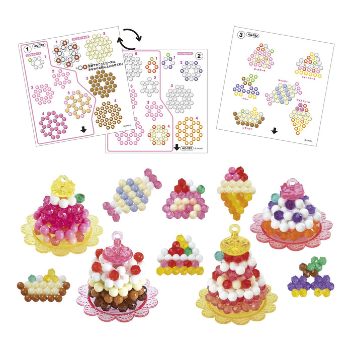 Epoch Aquabeads Cake & Cafe Sweets Set Age 6 & Up Water Sticks Toy AQ-282- Japan Figure Store - #1 Bring To You The Best Japanese Goods