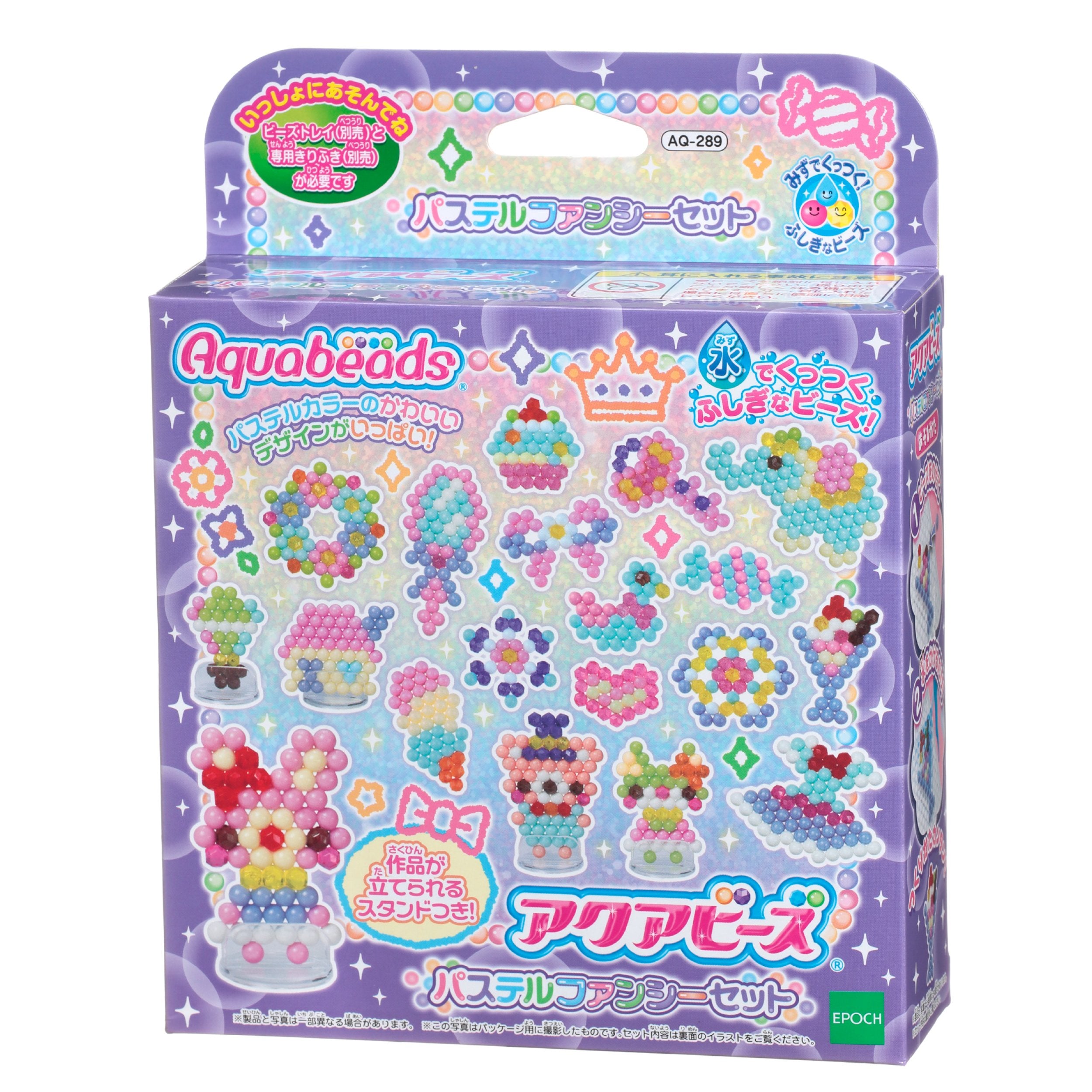 Epoch Aquabeads Pastel Fancy Set AQ-289 Water Sticks Toy for Ages 6+- Japan Figure Store - #1 Bring To You The Best Japanese Goods
