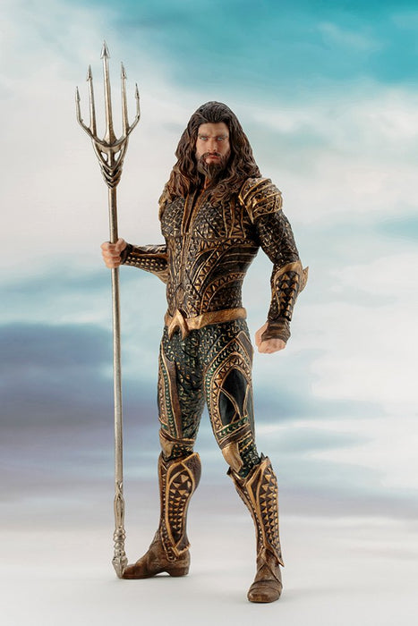 KOTOBUKIYA Artfx+ Aquaman 1/10 Figure Justice League- Japan Figure Store - #1 Bring To You The Best Japanese Goods