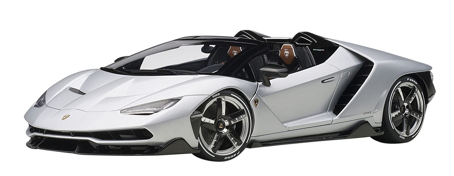 Autoart 1/18 Lamborghini Centenario Roadster Matte Silver- Japan Figure Store - #1 Bring To You The Best Japanese Goods