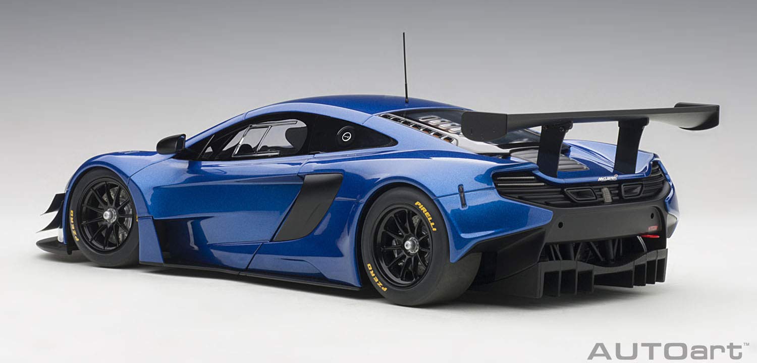 Autoart 1/18 McLaren 650S GT3 Blue- Japan Figure Store - #1 Bring To You The Best Japanese Goods