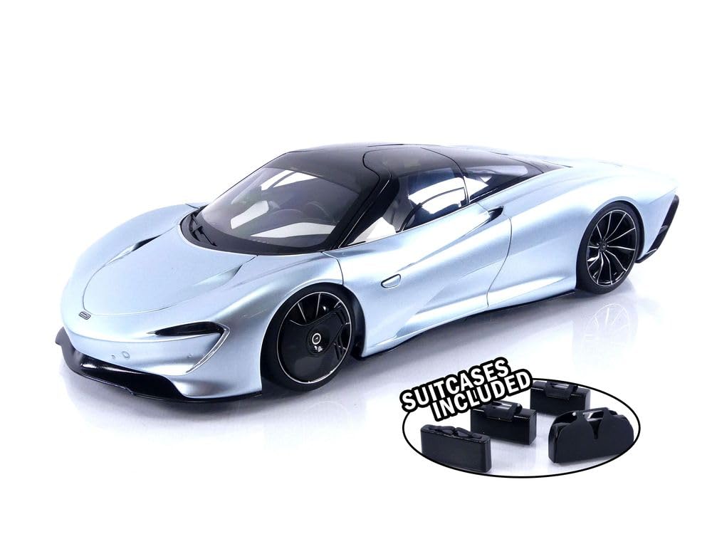 Autoart 1/18 McLaren Speedtail Light Blue- Japan Figure Store - #1 Bring To You The Best Japanese Goods