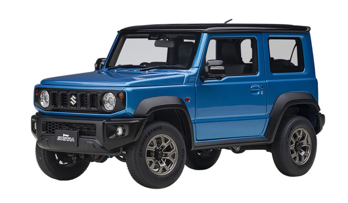 Autoart 1/18 Suzuki Jimny Sierra Blue/Black 78507- Japan Figure Store - #1 Bring To You The Best Japanese Goods