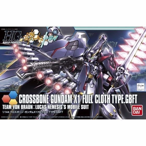 Bandai Hgbf 1/144 Crossbone Gundam X1 Full Cloth Type Gbft Model Kit - Japan Figure