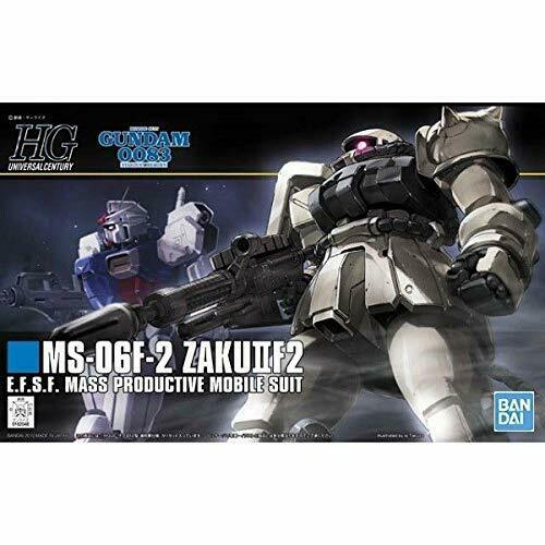 Bandai Hguc 1/144 Ms-06f-2 Zaku Ii Type F2 E.f.f. Ver. Plastic Model Kit - Japan Figure