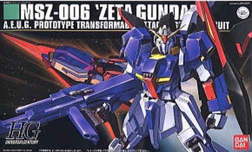 Bandai Hguc 1/144 Msz-006 Z Gundam Plastic Model Kit Mobile Suit Z Gundam Japan - Japan Figure
