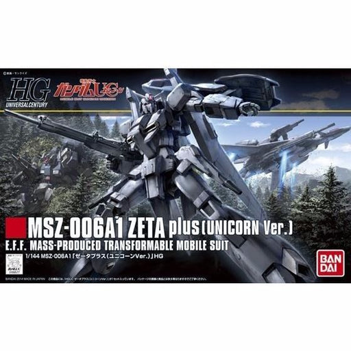 Bandai Hguc 1/144 Msz-006a1 Zeta Plus Unicorn Ver Plastic Model Kit - Japan Figure
