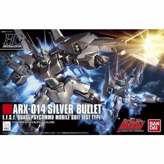 Bandai Hguc 1/144 Arx-014 Silver Bullet Plastic Model Kit Mobile Suit Gundam Uc- Japan Figure Store - #1 Bring To You The Best Japanese Goods