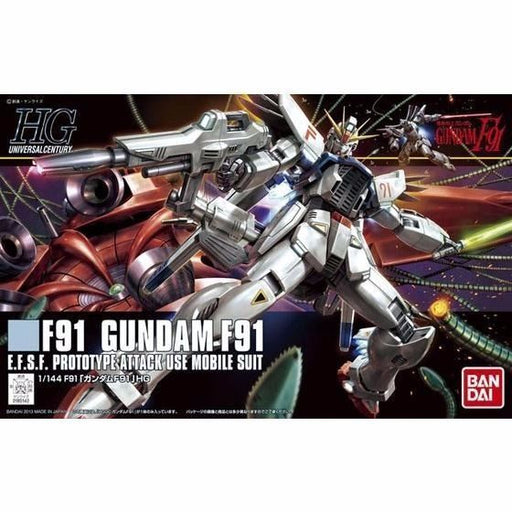 Bandai Hguc 1/144 Gundam F91 Plastic Model Kit Mobile Suit Gundam F91- Japan Figure Store - #1 Bring To You The Best Japanese Goods