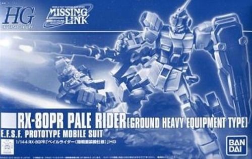 Bandai Hguc 1/144 Rx-80pr Pale Rider Ground Heavy Equipment Type Model Kit- Japan Figure Store - #1 Bring To You The Best Japanese Goods