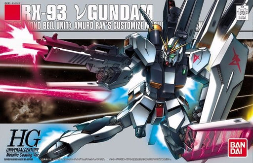 Bandai Hguc 1/144 Rx-93 Nu Gundam Metallic Coating Ver Plastic Model Kit Japan- Japan Figure Store - #1 Bring To You The Best Japanese Goods