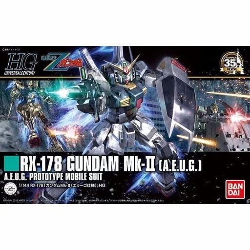 Bandai Hguc 193 1/144 Gundam Mk-ii A.e.u.g. Revive Ver Model Kit Z Gundam Japan - Japan Figure