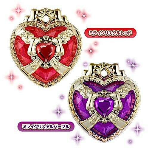 Bandai Hugtto! Precure Cure Masheri & Cure Amur Make-up Mirai Crystal Set- Japan Figure Store - #1 Bring To You The Best Japanese Goods