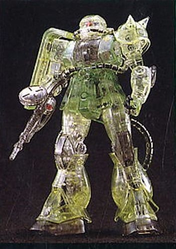 Bandai Mg 1/100 Ms-06f/j Zaku Ii Crystal Ver Plastic Model Kit Gundam Japan- Japan Figure Store - #1 Bring To You The Best Japanese Goods